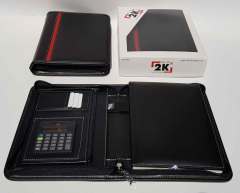 2K ORG. DEFTER 17x24 S.DERİ FERM. SİYAH ÇİZ. 5240