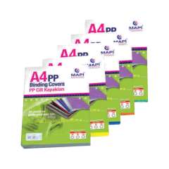 MAPİ CİLT K.A4 PP 450 MİC.MAVİ 50Lİ 204 25 04