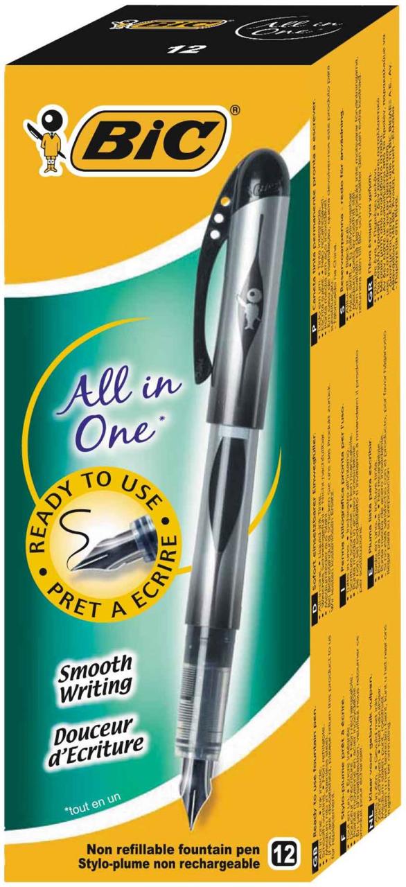 BIC DOLMAKALEM KULLAN-AT 12 Lİ SİYAH 847611