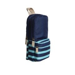 KAUKKO KALEM ÇANTASI BOLD LACİVERT K2049