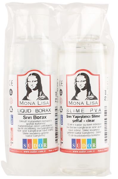 SÜDOR SLIME SET 2x70 ML ŞEFFAF SL02-1