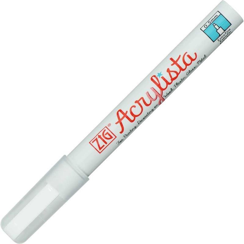 ZIG ACRYLISTA MARKÖR FINE 0,5MM PAC-10 000 BEYAZ