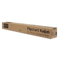 KRAF FLIPCHART KAĞIDI RULO   25YP 703G