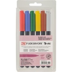 ZIG FUDEBIYORI BRUSH CBK-55N/ 6V 6LI SET
