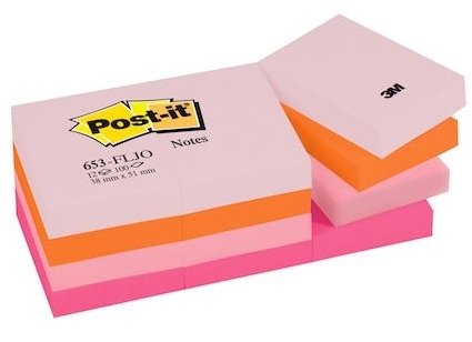 POST-IT YAPIŞKANLI NOT K. FLORAL 653-FLJO 12 Lİ