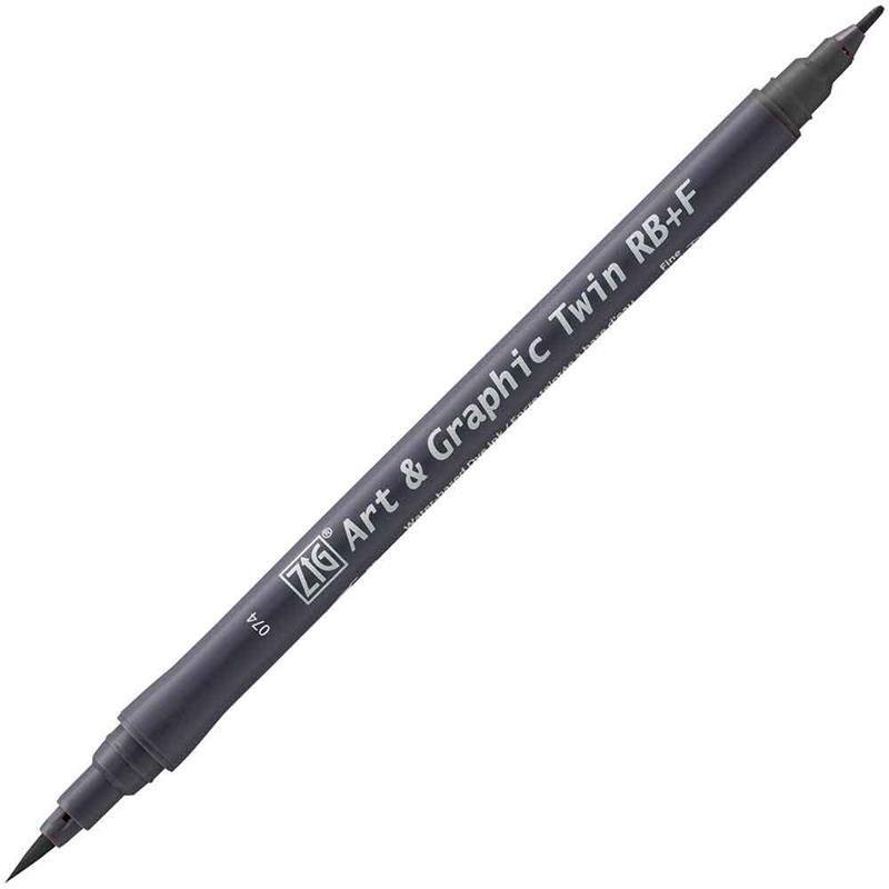 ZIG ART&GRAPHIC TWIN RB TUT-95 74 DARK GRAY