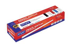 KRAF PROFİL OVAL 12MM 100LÜ MAVİ