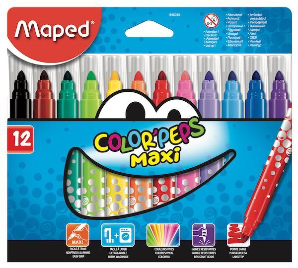 MAPED KEÇELİ KALEM COLOR PEPS MAXI 12 Lİ 846020