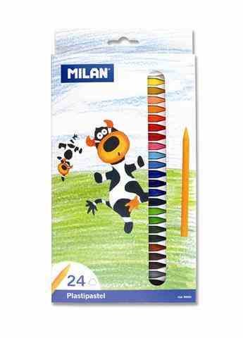 MİLAN PASTEL BOYA KUTU 24 LÜ 80025