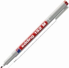 EDDING ASETAT KALEMİ E-152M KIRMIZI