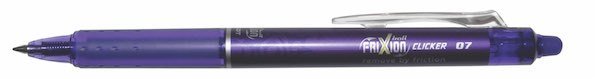PILOT FRIXION 0.7 BALL CLICKER MOR BLRT-FR7-V