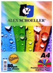 ALEX FOTOKOPİ KAĞIDI A4 10 RENK 100 LÜ ALX-779