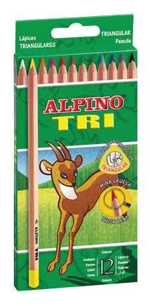 ALPINO KURUBOYA 12 Lİ ÜÇGEN KARTON KUTU TRI AL-128
