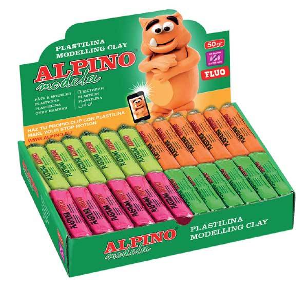 ALPINO OYUN HAMURU 50 GR 24 LÜ NEON DP-915-FL