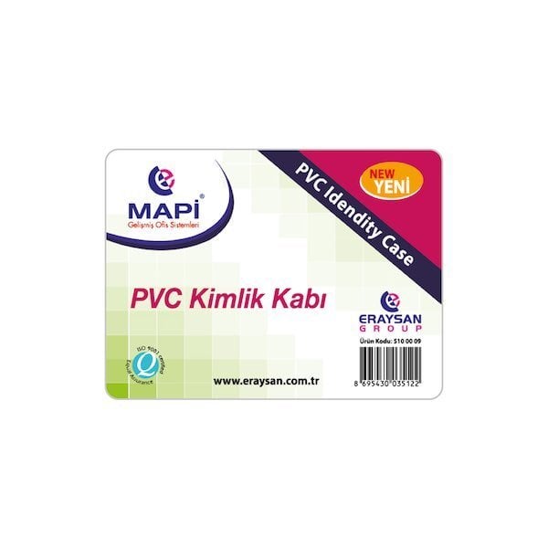 MAPİ KİMLİK KABI PVC 100 LÜ 510 00 11