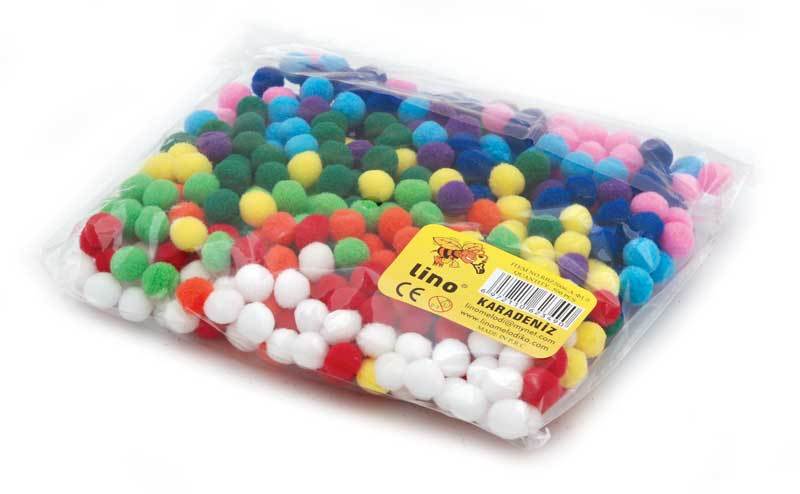 LİNO PONPON KÜÇÜK BOY 1CM 500 LÜ RBZ-2006-1