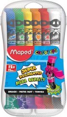 MAPED GUAJ BOYA 12 ML 12 Lİ TÜP PLS. KUTU 810520