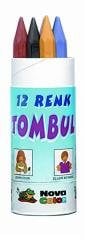 NOVA COLOR MUM BOYA 12'Lİ TÜP TOMBUL NC-2115