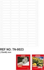 TANEX BİLGİSAYAR ETİKETİ TW-0023 10 X 46 MM 4 LÜ