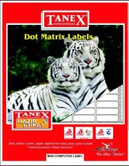 TANEX BİLGİSAYAR ETİKETİ TW-0011 20 X 55 MM 3 LÜ