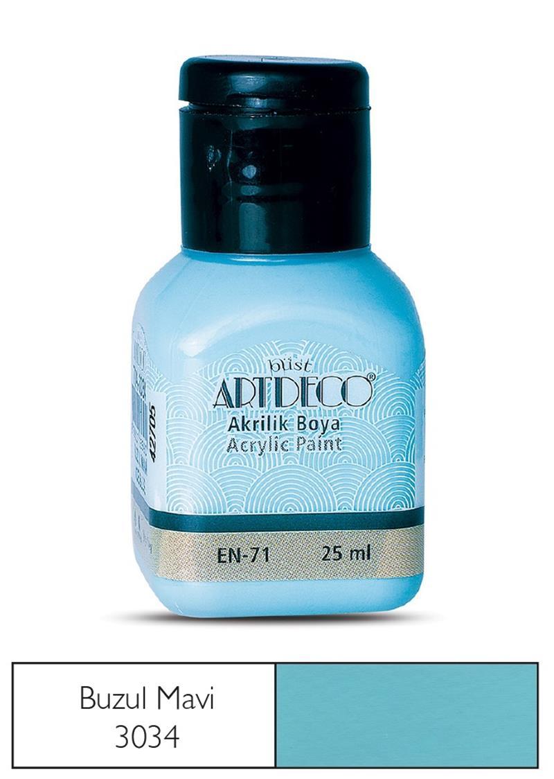 ARTDECO AKRİLİK BOYA 25 ML BUZUL MAVİ 070A-3034