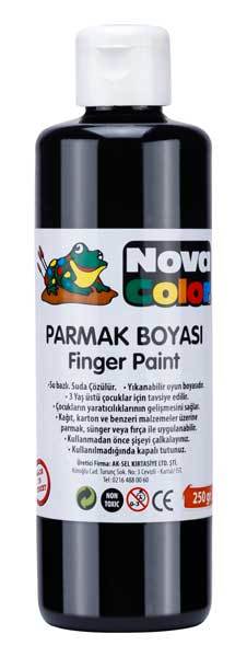 NOVA COLOR PARMAK BOYASI 250 GR SİYAH NC-445