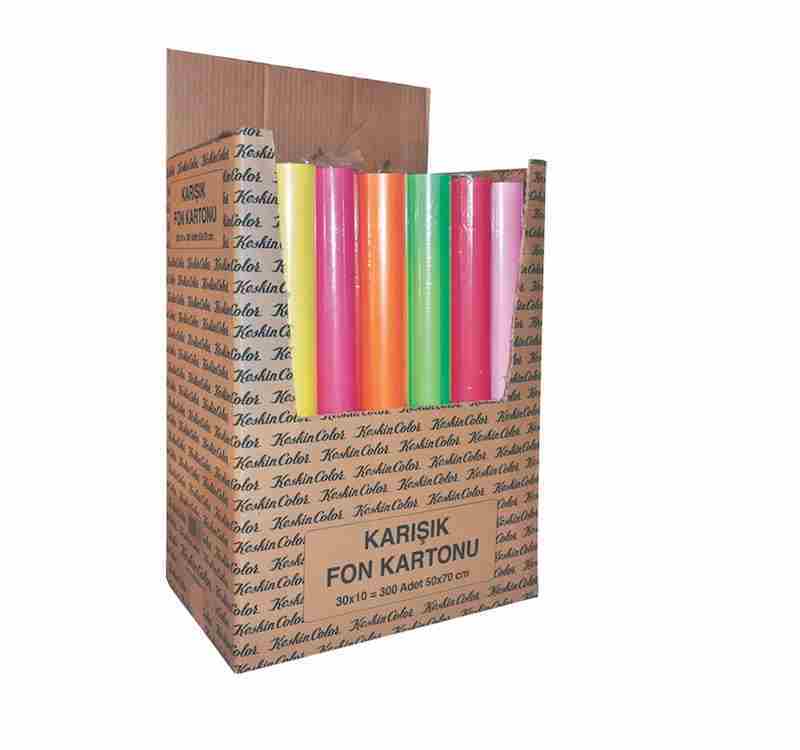 KESKİN FON KARTONU ZARFLI 10LU 202000-99