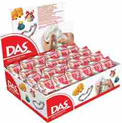 DAS SERAMİK HAMURU BEYAZ 150 GR 24 LÜ STAND 387200