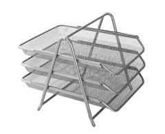 KRAF PERFORE EVRAK RAFI METAL 3 KATLI 460G SİYAH