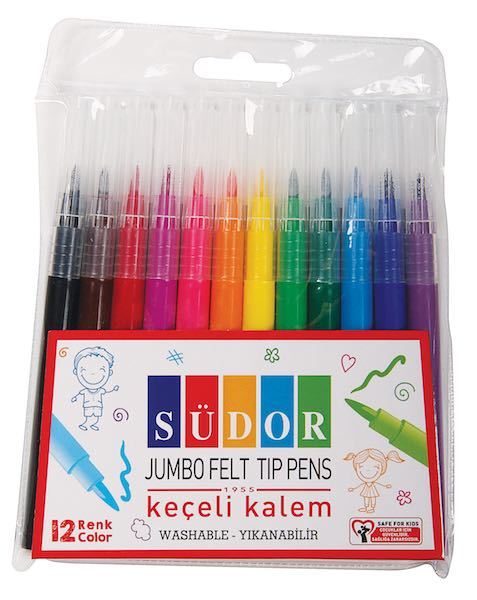 SÜDOR SÜDOR KEÇELİ 10'LU JUMBO YIKANABİLİR KK02