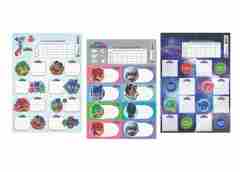 KESKİN ETİKET DERS PROG.3LÜ PJ MASKS 220130-88