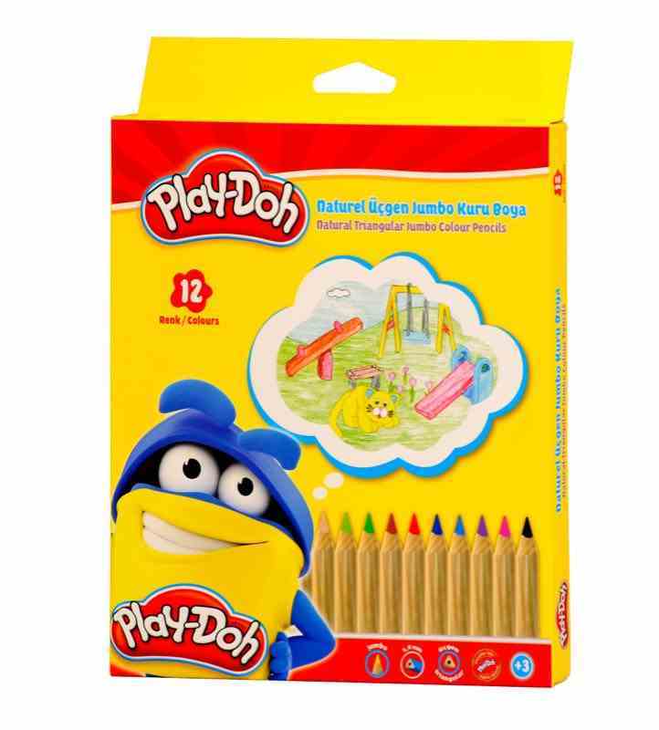 PLAY-DOH KURUBOYA NAT. JUMBO MİNİ 12 RE.PLAY-KU009