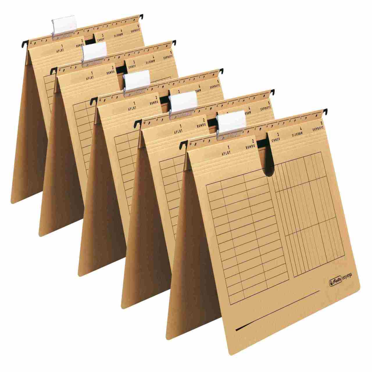 HERLITZ ASKILI DOSYA TELLİ 5 Lİ BEJ 5874359