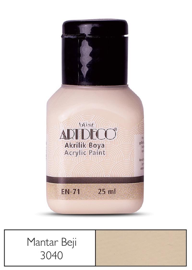 ARTDECO AKRİLİK BOYA 25 ML MANTAR BEJİ 070A-3040