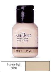 ARTDECO AKRİLİK BOYA 25 ML MANTAR BEJİ 070A-3040