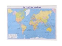İNTER HARİTA DÜNYA SİYASİ-FİZİKİ ASKILI 819