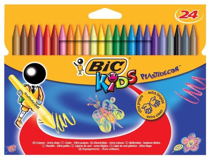 BIC PASTEL BOYA PLASTIDECOR 24 LÜ 8297721