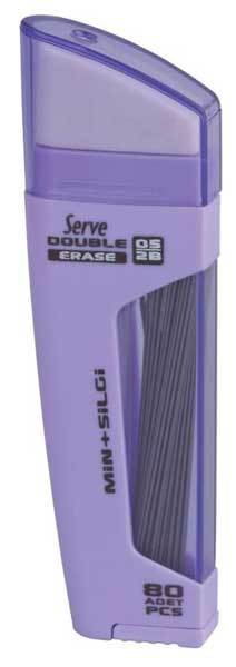 SERVE DOUBLE MİN+SİLGİ LAVANTA 05 10LU KARTON