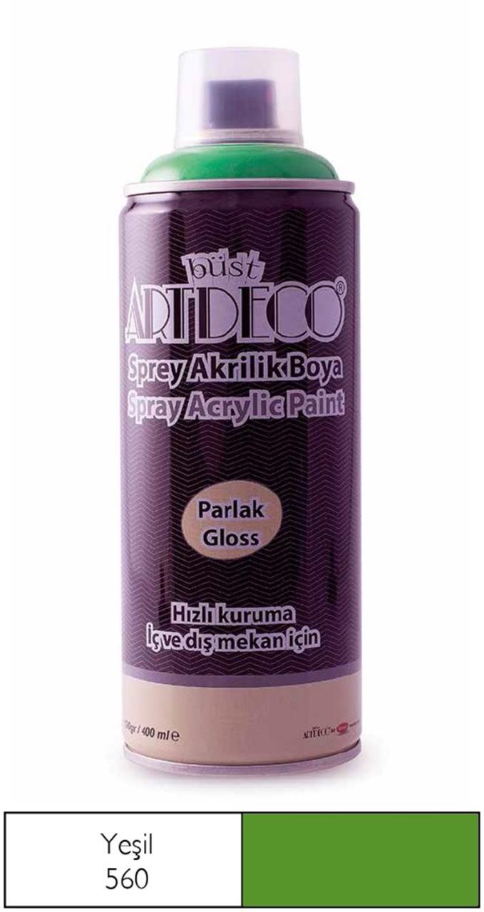 ARTDECO SPREY BOYA 400 ML YEŞİL Y-400-560