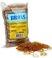 BRONS AMBALAJ LASTİĞİ 500 GR 40 MM MİNİ BR-629