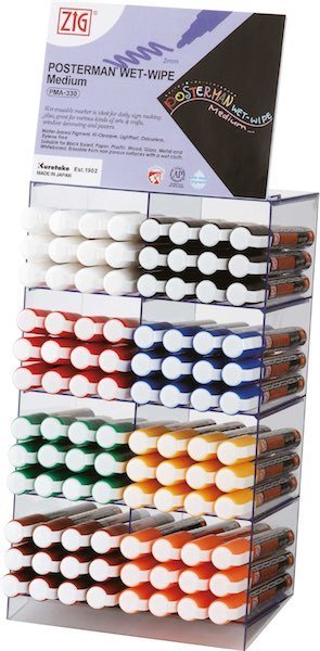 ZIG POSTERMAN WET-WIPE PMA-330 DP8 96 LI