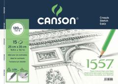 CANSON ÇİZİM BLOK 1557 25X35 120 GR 15YP 120152535