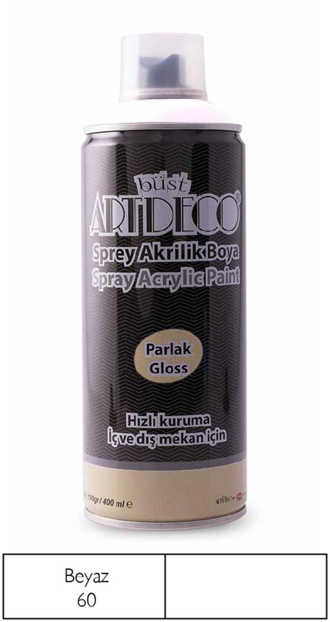 ARTDECO SPREY BOYA 400 ML BEYAZ Y-400-60