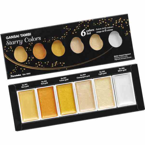 ZIG SULUBOYA PIGMENT STARRY COLOR MC20SC/6V 6 RENK