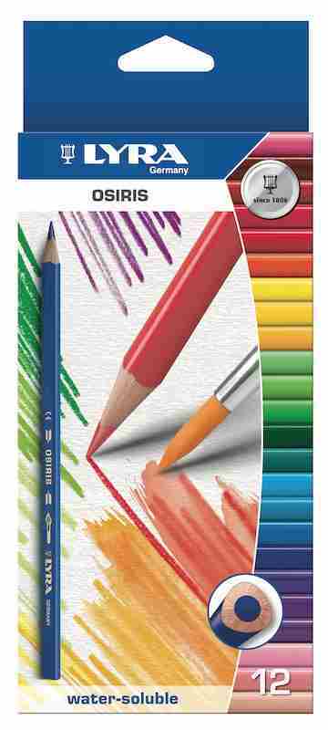 LYRA OSİRİS KURUBOYA AQUAREL TRİANGLE 12Lİ 2531120