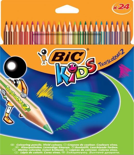 BIC KURUBOYA TROPICOLOR2 UZUN 24 LÜ 832568-937518