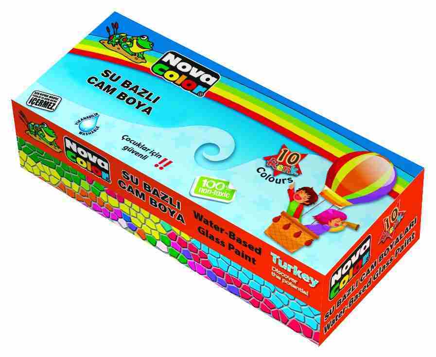 NOVA COLOR CAM BOYASI SU BAZLI 10 LU ŞİŞE NC-199