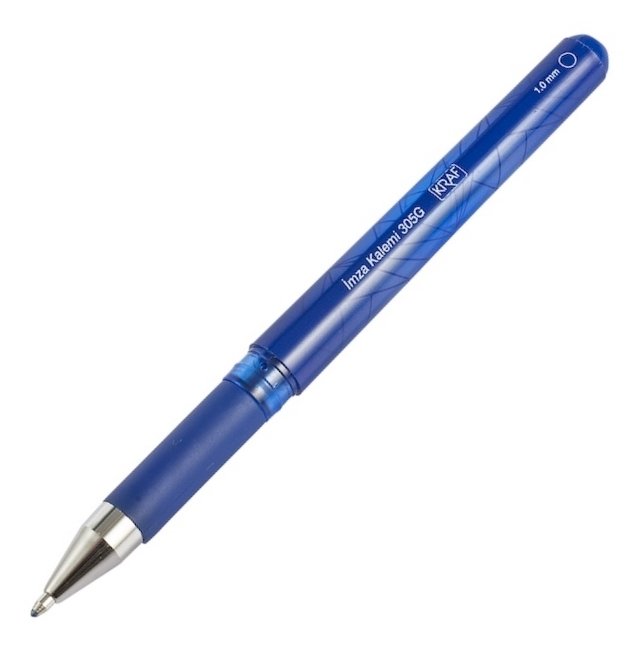 KRAF İMZA KALEM 1.0 mm MAVİ 305G
