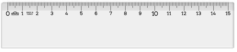 HATAS CETVEL PLASTİK BÜRÜ TİPİ GENİŞ 15 CM 00140