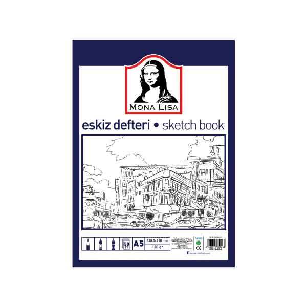 SÜDOR ESKİZ DEFTERİ A5 120GR 50 YP BN05-5